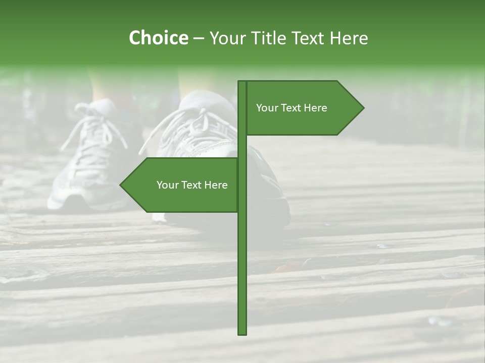 Activity Lake Sidewalk PowerPoint Template