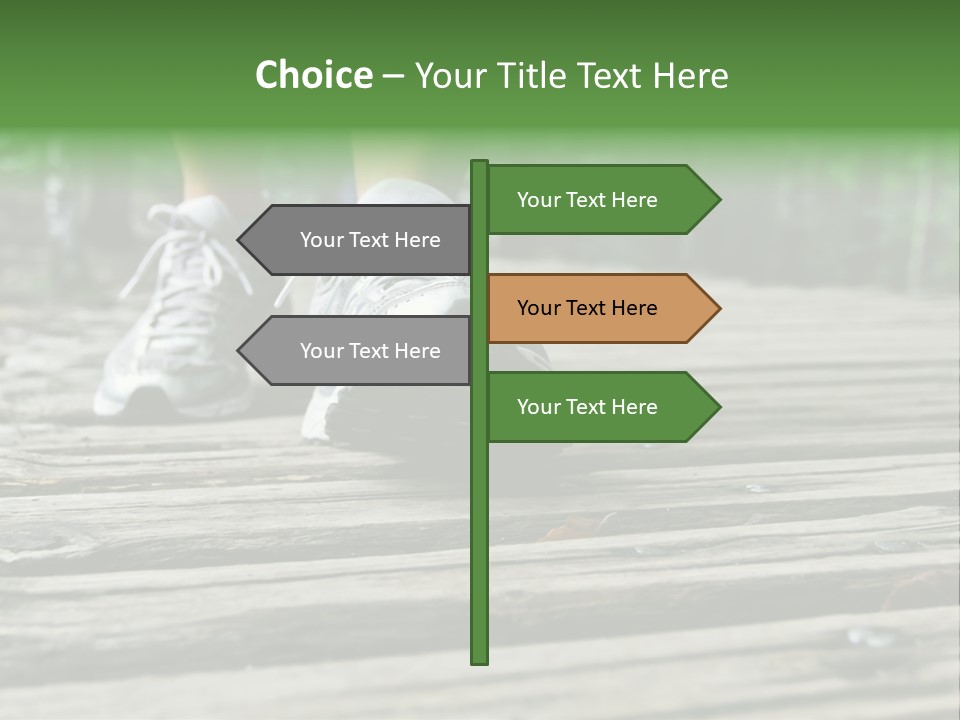 Activity Lake Sidewalk PowerPoint Template