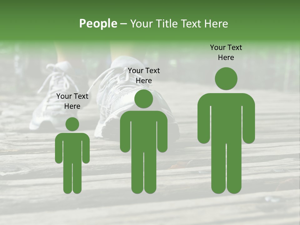 Activity Lake Sidewalk PowerPoint Template