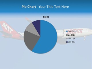 Aircraft Airbus Photography PowerPoint Template