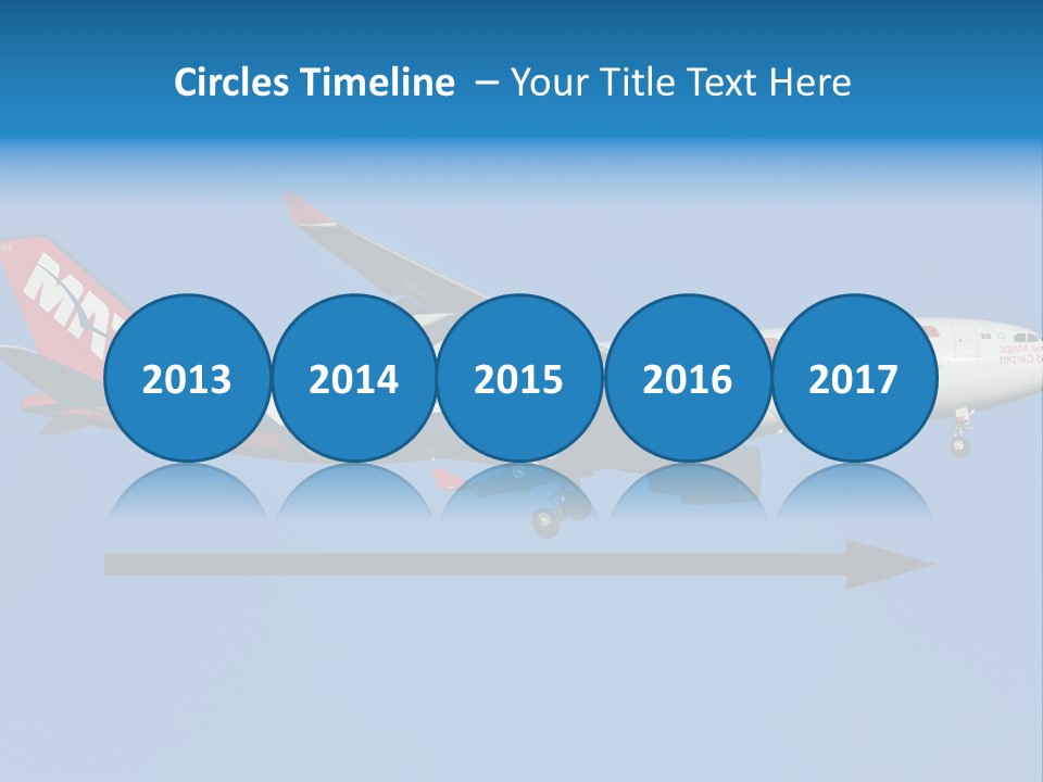 Aircraft Airbus Photography PowerPoint Template