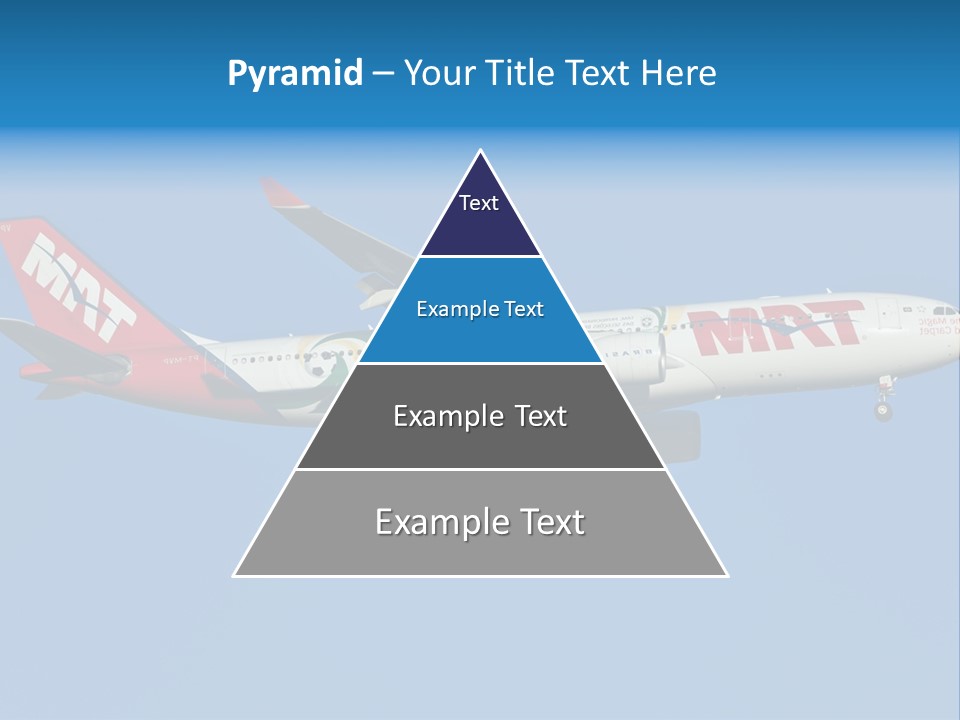 Aircraft Airbus Photography PowerPoint Template