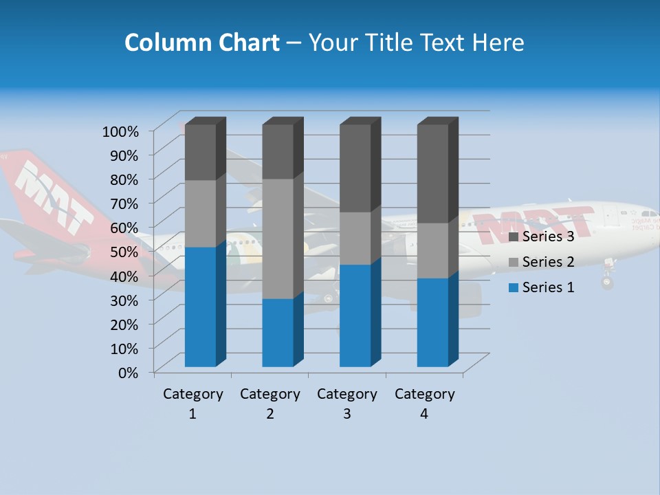 Aircraft Airbus Photography PowerPoint Template