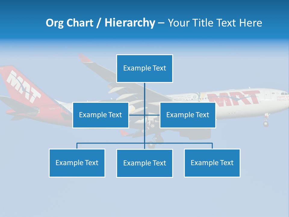 Aircraft Airbus Photography PowerPoint Template