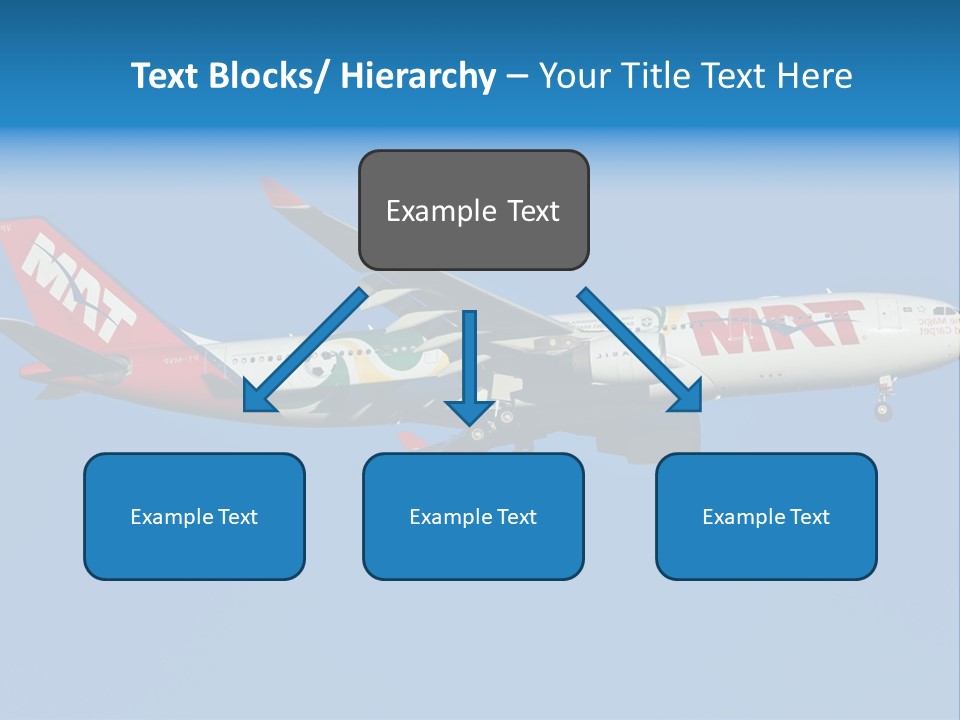 Aircraft Airbus Photography PowerPoint Template