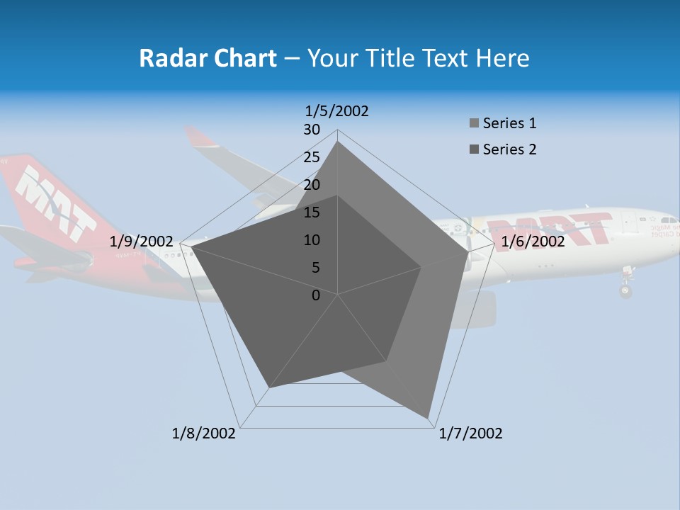 Aircraft Airbus Photography PowerPoint Template