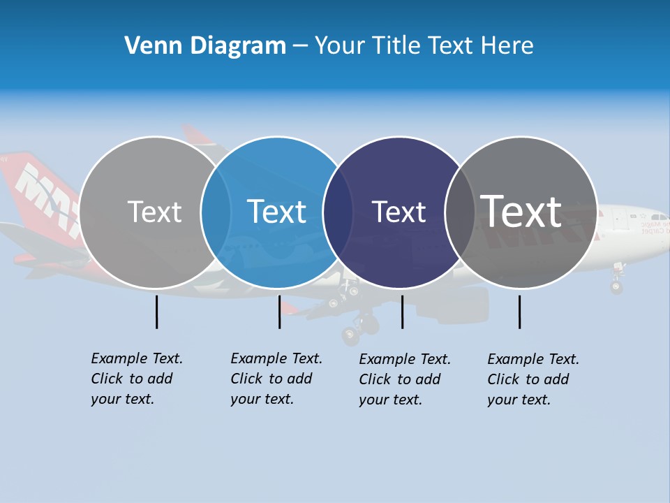 Aircraft Airbus Photography PowerPoint Template