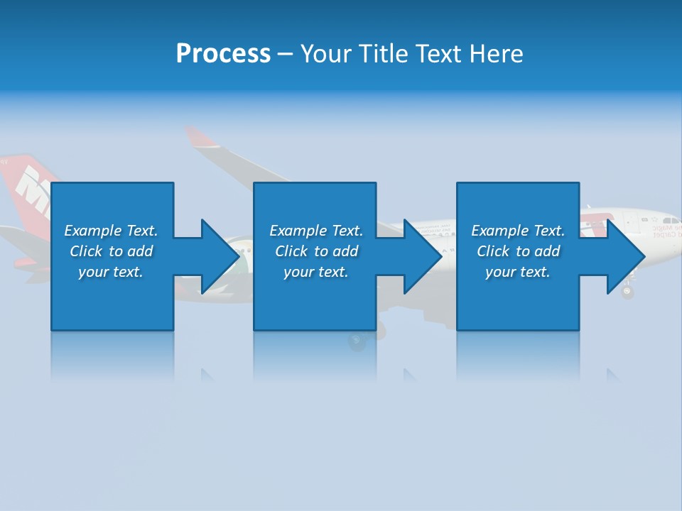 Aircraft Airbus Photography PowerPoint Template