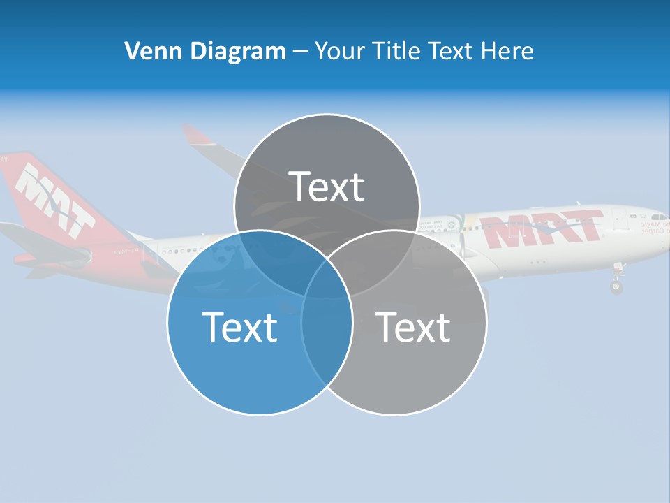 Aircraft Airbus Photography PowerPoint Template