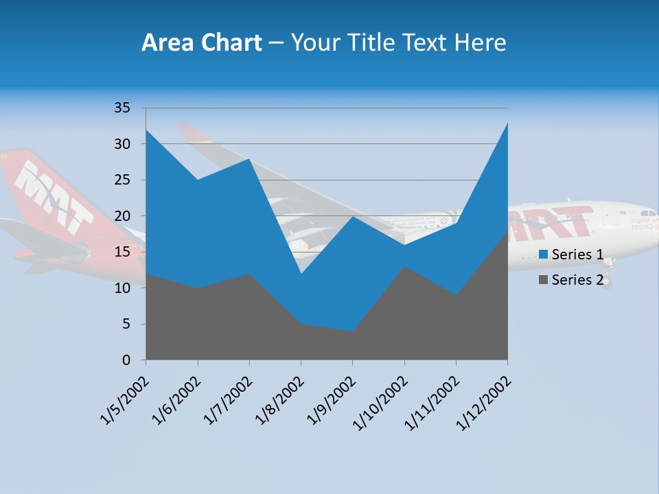 Aircraft Airbus Photography PowerPoint Template