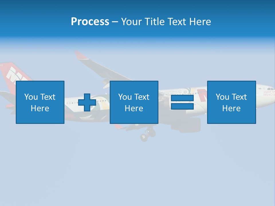 Aircraft Airbus Photography PowerPoint Template