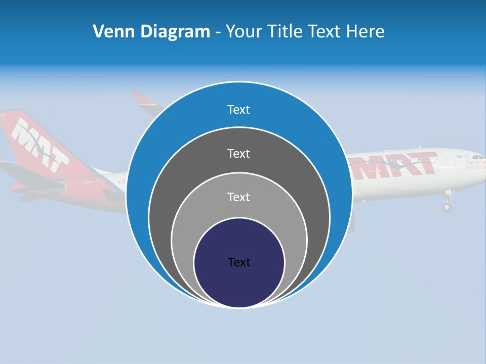 Aircraft Airbus Photography PowerPoint Template