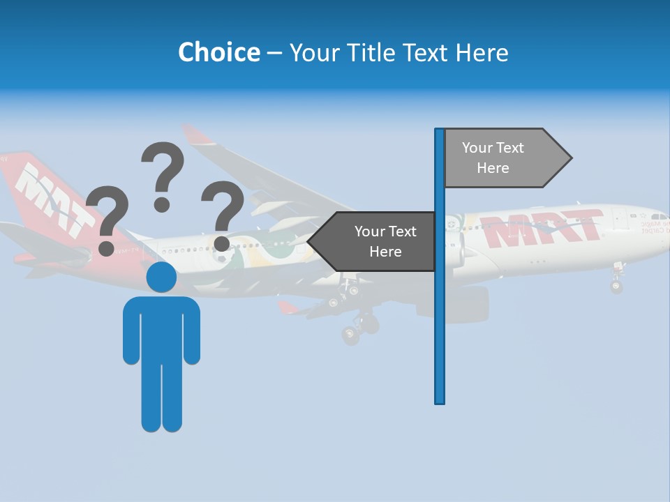Aircraft Airbus Photography PowerPoint Template