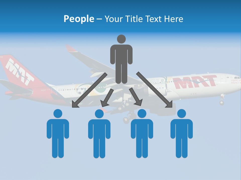 Aircraft Airbus Photography PowerPoint Template