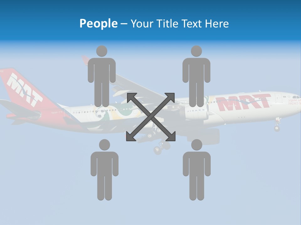 Aircraft Airbus Photography PowerPoint Template