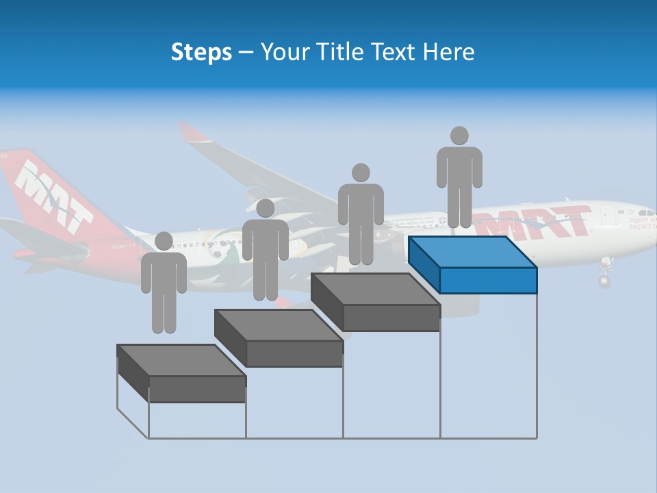 Aircraft Airbus Photography PowerPoint Template