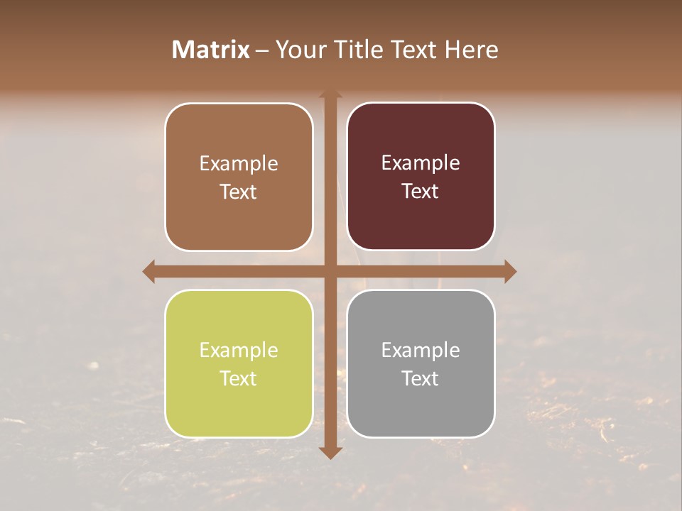 Girl Fit Solitude PowerPoint Template