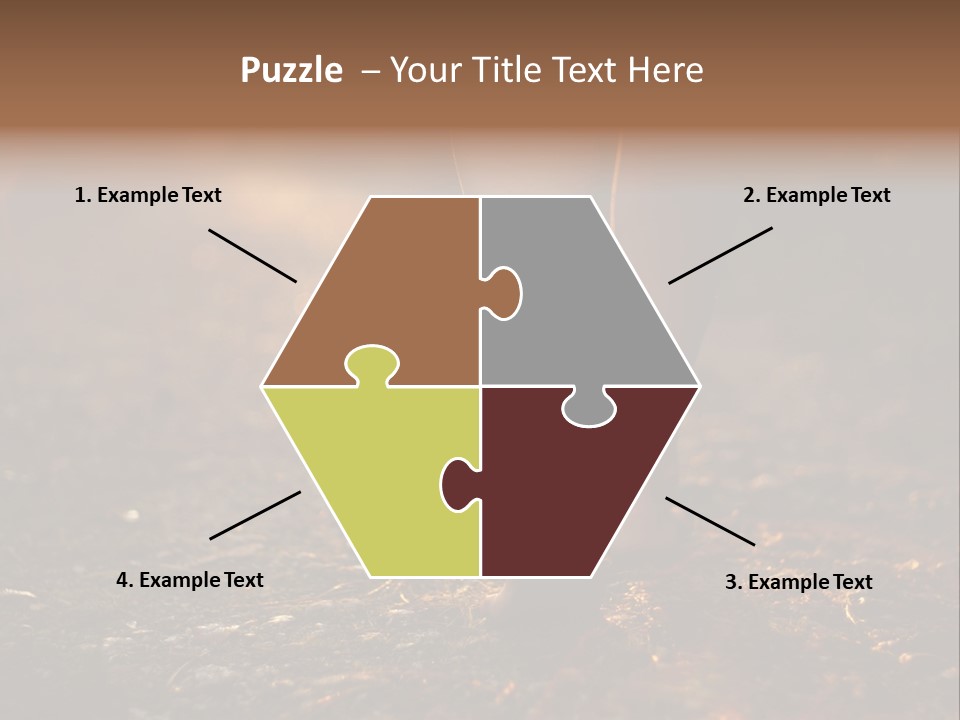 Girl Fit Solitude PowerPoint Template