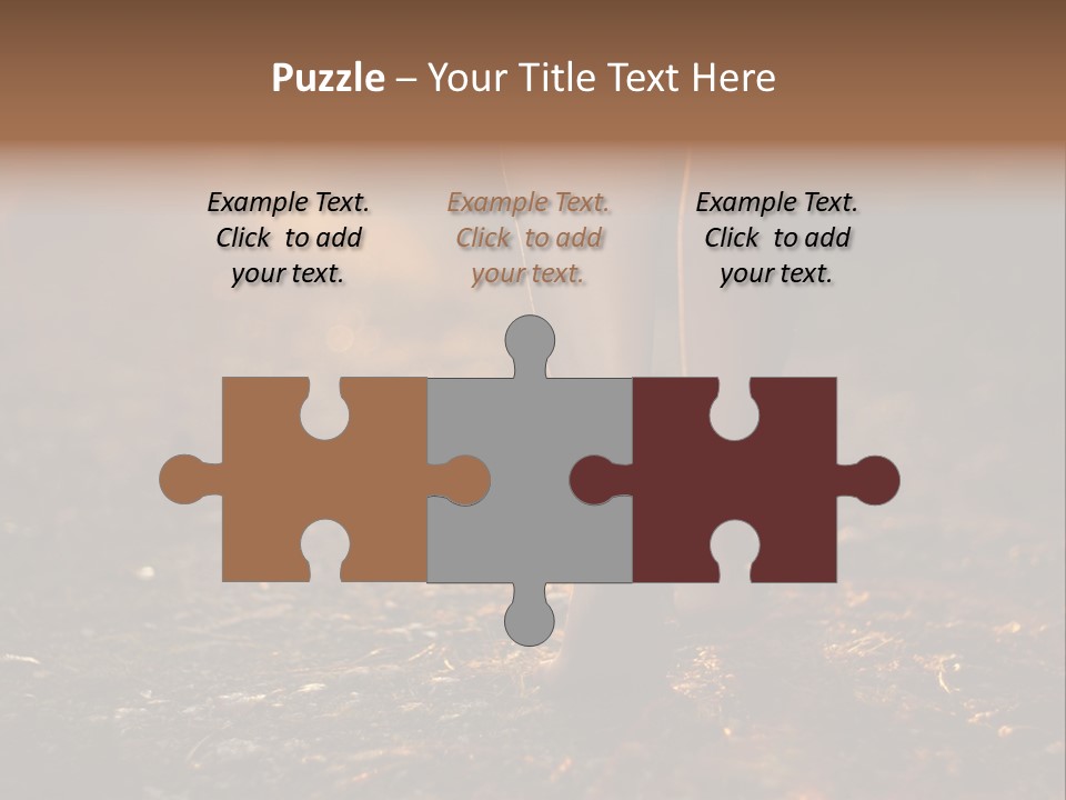 Girl Fit Solitude PowerPoint Template