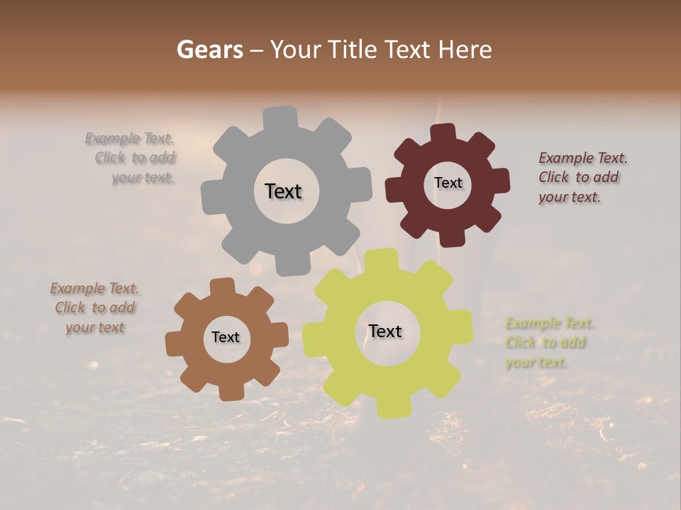 Girl Fit Solitude PowerPoint Template