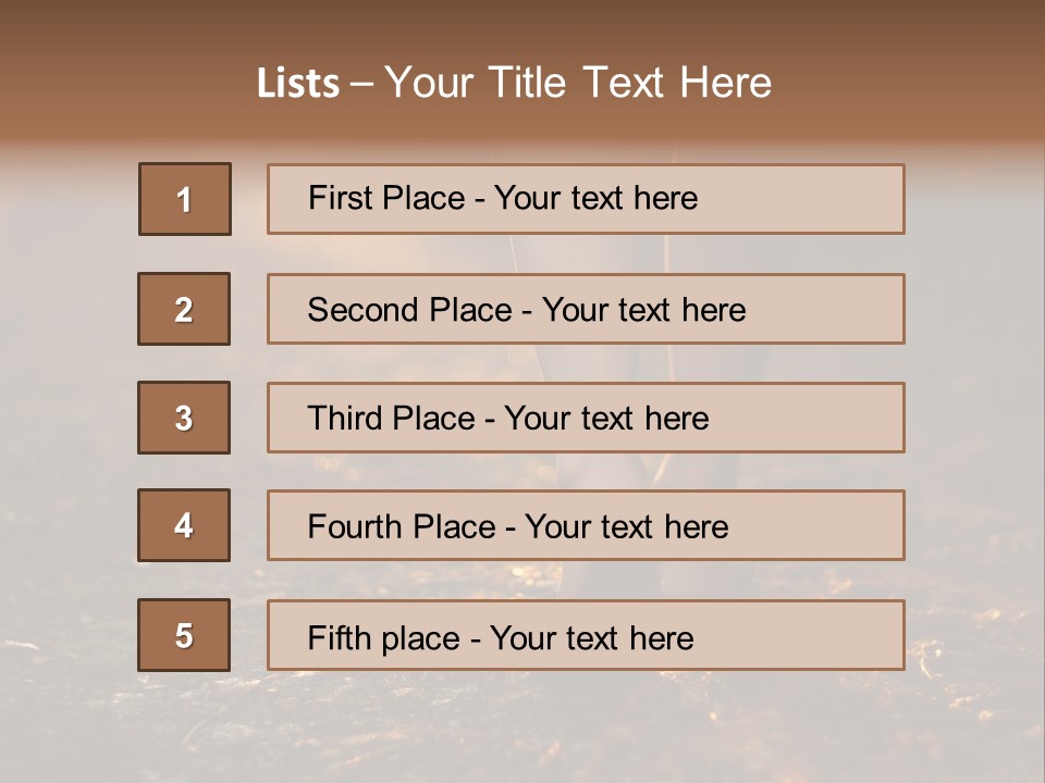 Girl Fit Solitude PowerPoint Template