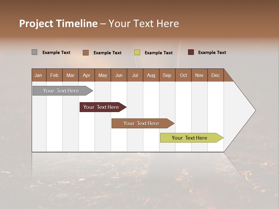 Girl Fit Solitude PowerPoint Template