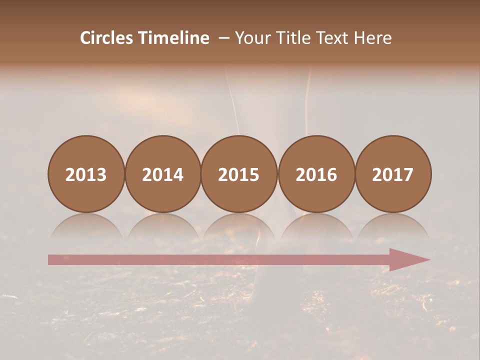 Girl Fit Solitude PowerPoint Template