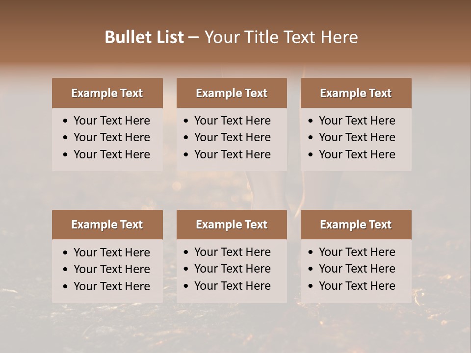 Girl Fit Solitude PowerPoint Template