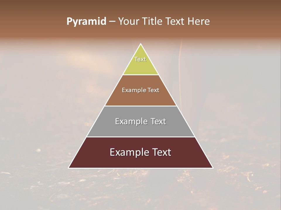 Girl Fit Solitude PowerPoint Template