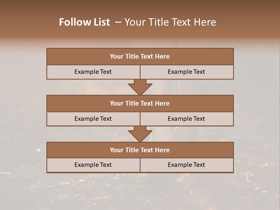 Girl Fit Solitude PowerPoint Template