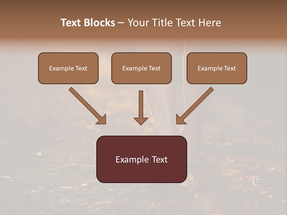 Girl Fit Solitude PowerPoint Template