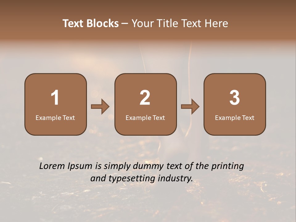 Girl Fit Solitude PowerPoint Template