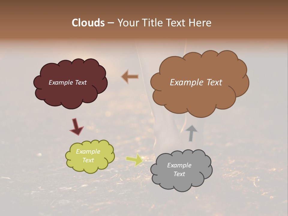 Girl Fit Solitude PowerPoint Template