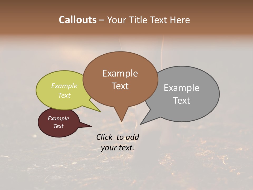 Girl Fit Solitude PowerPoint Template