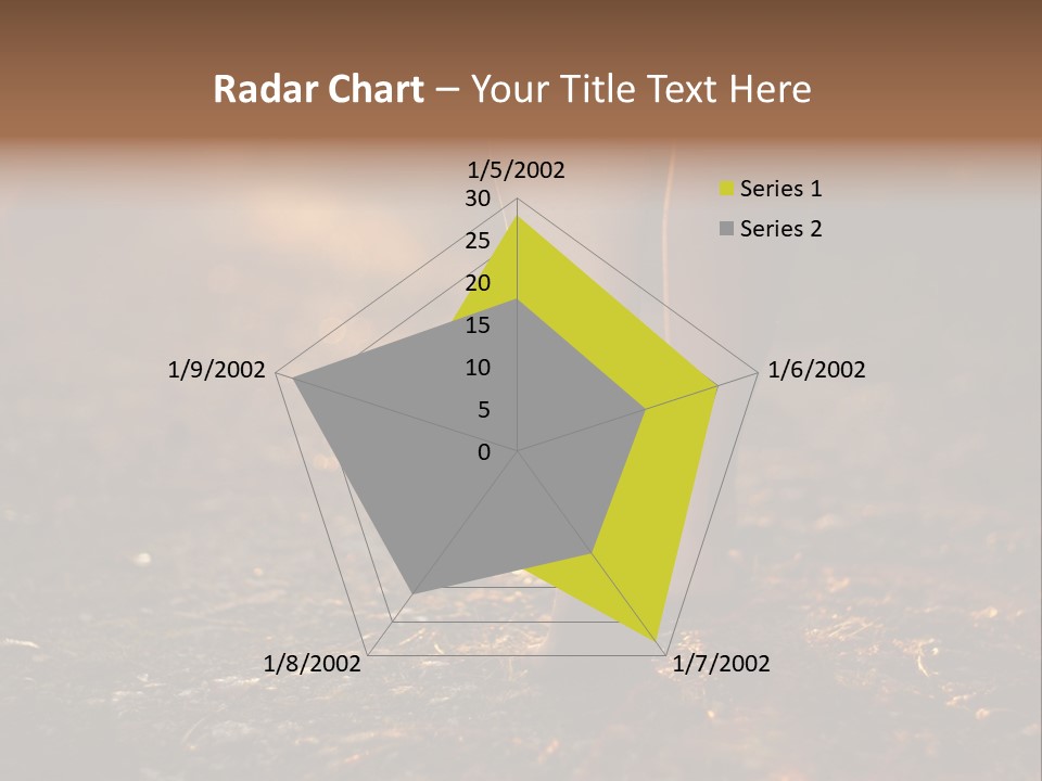 Girl Fit Solitude PowerPoint Template