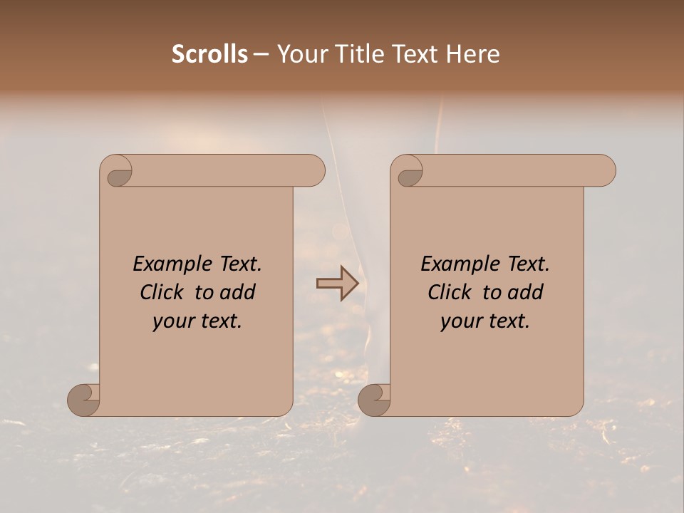 Girl Fit Solitude PowerPoint Template