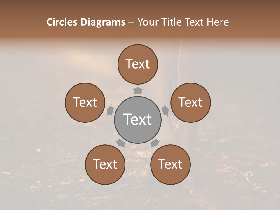 Girl Fit Solitude PowerPoint Template