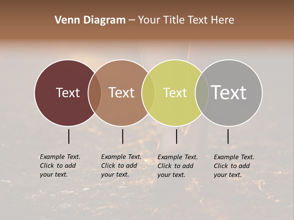 Girl Fit Solitude PowerPoint Template