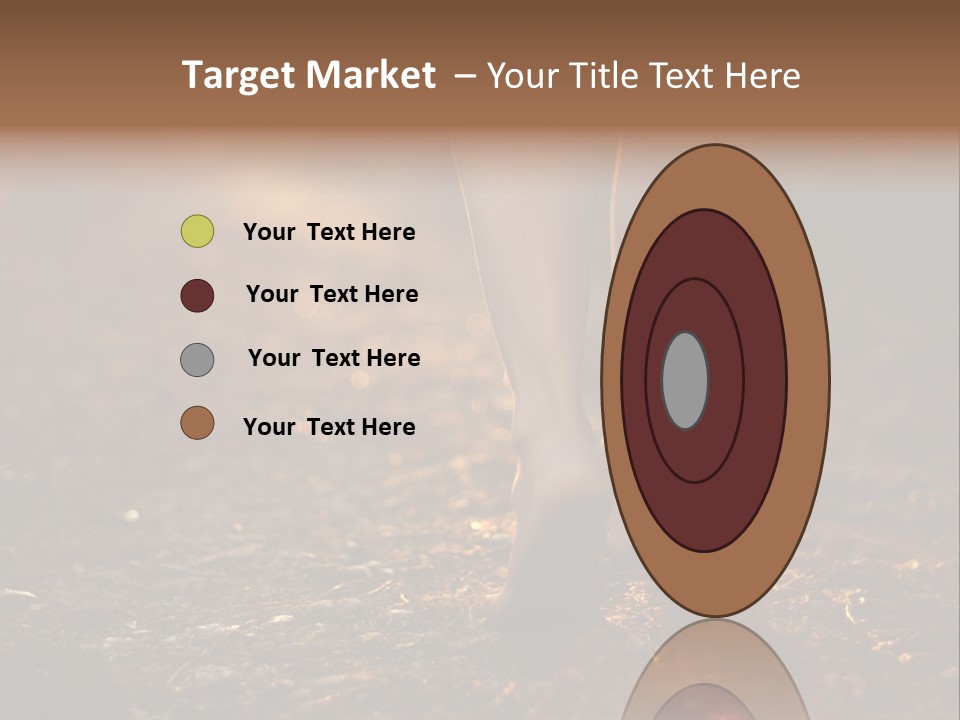 Girl Fit Solitude PowerPoint Template