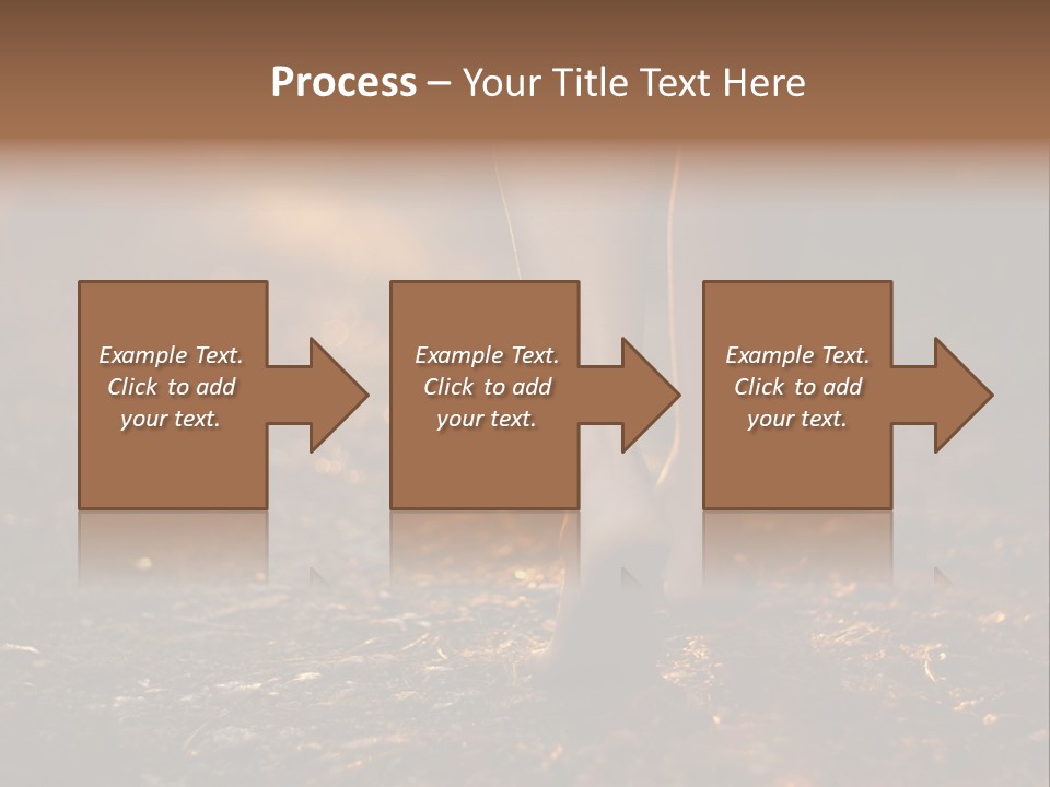 Girl Fit Solitude PowerPoint Template