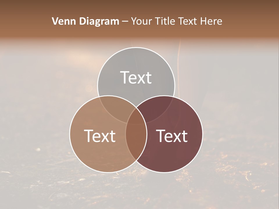 Girl Fit Solitude PowerPoint Template