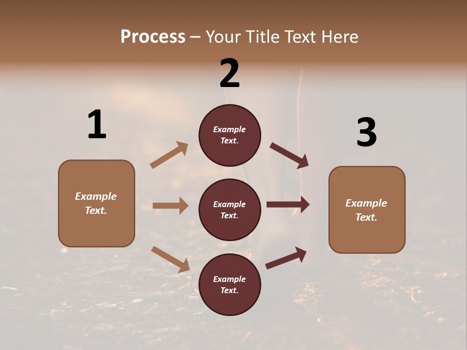 Girl Fit Solitude PowerPoint Template