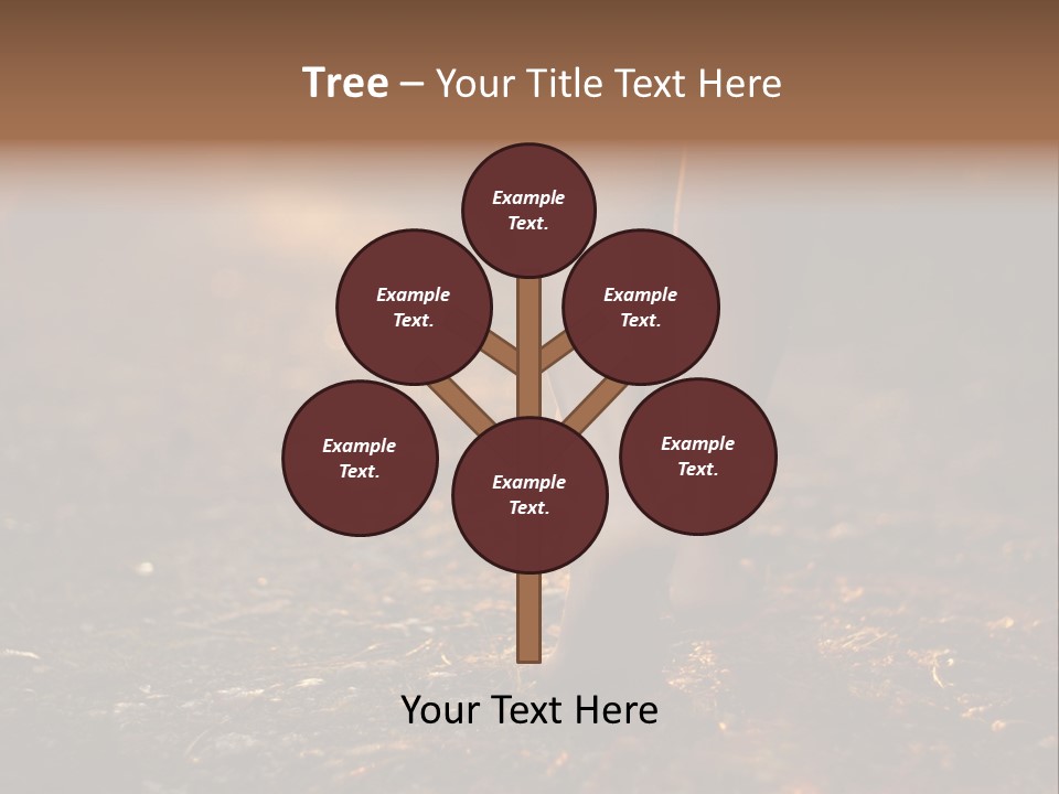 Girl Fit Solitude PowerPoint Template