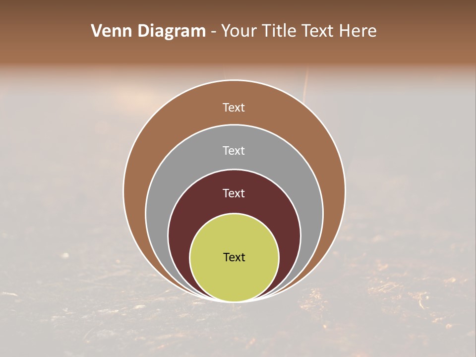 Girl Fit Solitude PowerPoint Template