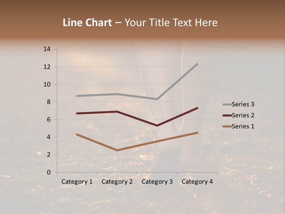 Girl Fit Solitude PowerPoint Template