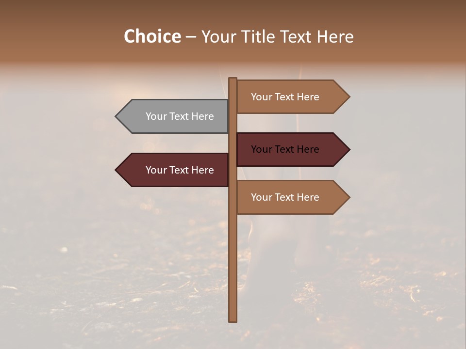 Girl Fit Solitude PowerPoint Template