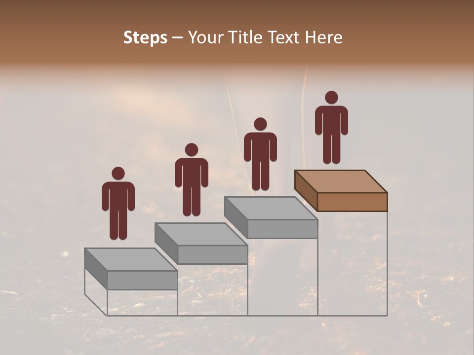 Girl Fit Solitude PowerPoint Template