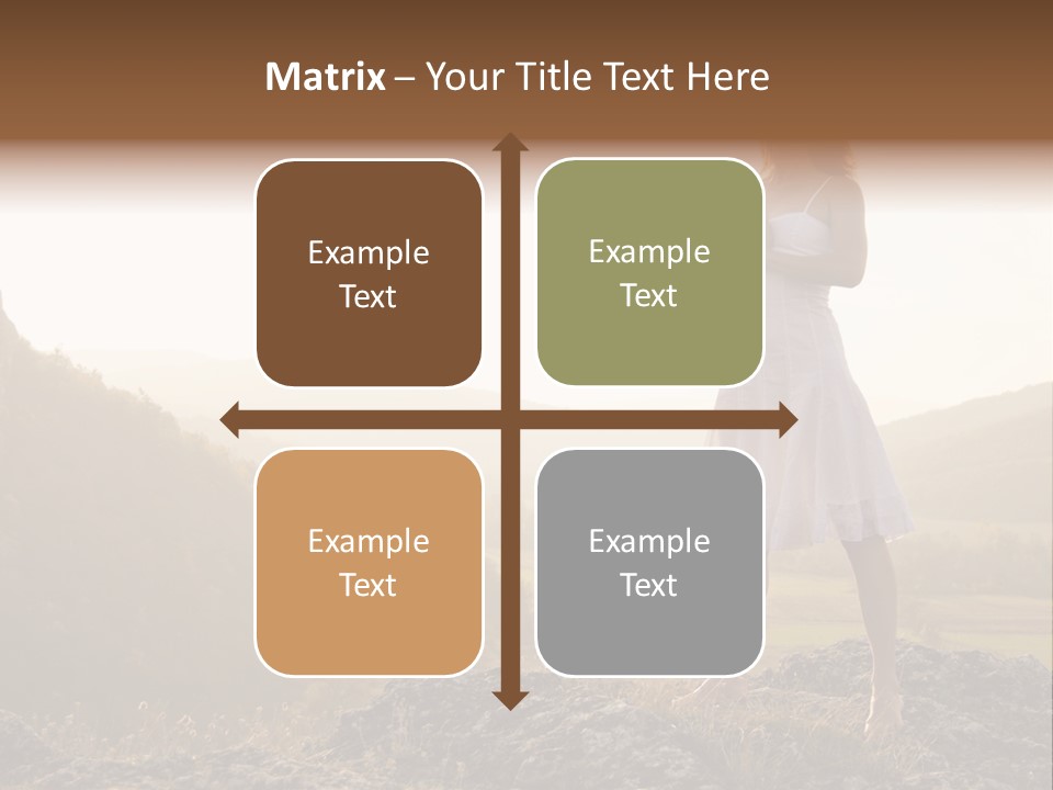 Pose Relaxation Rock PowerPoint Template