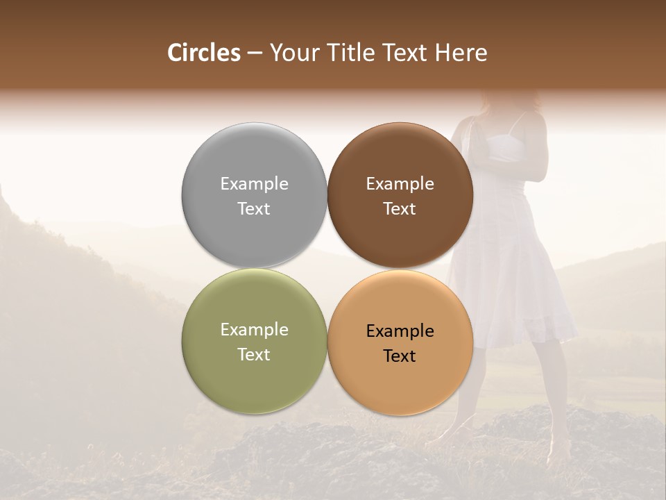 Pose Relaxation Rock PowerPoint Template