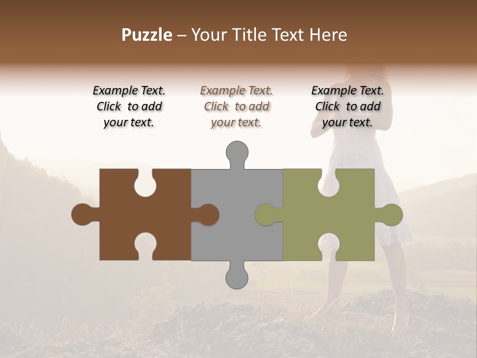 Pose Relaxation Rock PowerPoint Template